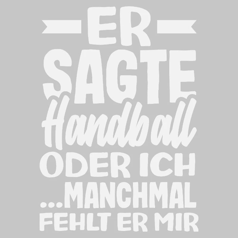 Handball oder ich – manchmal fehlt er