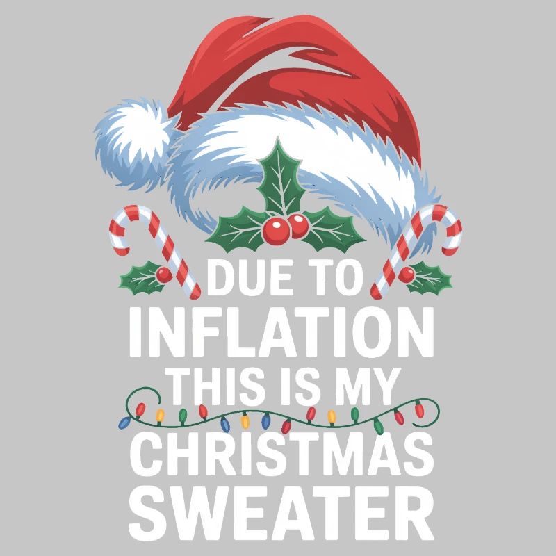 Jeu de mots sur l’inflation avec le pull de Noël