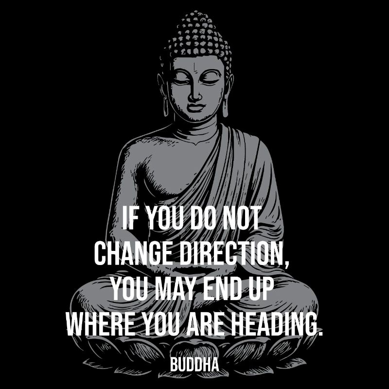 Rappel du changement de direction du Bouddha