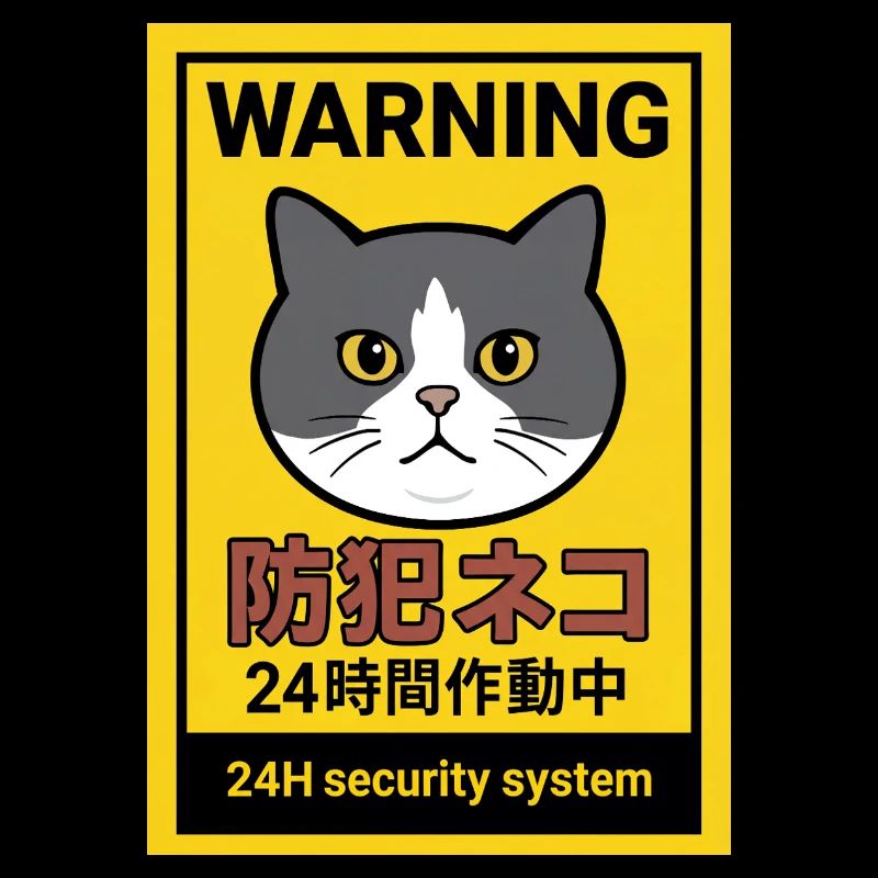 Sécurité féline 24h/24: le chat de garde