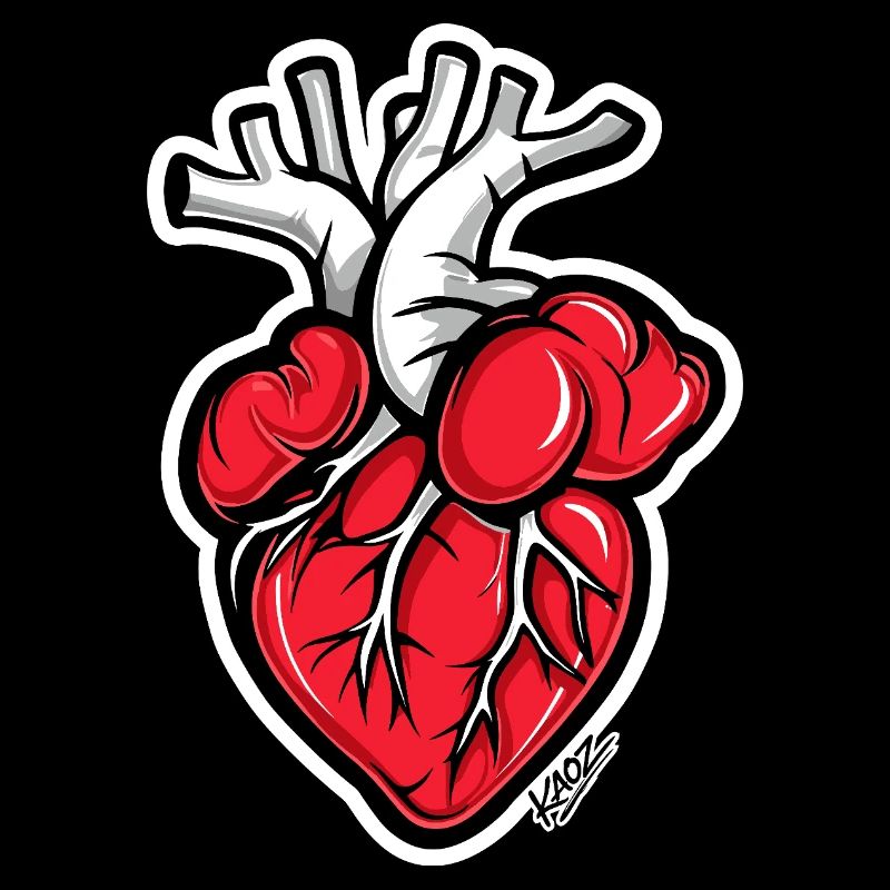 Cartoon Anatomisches Herz