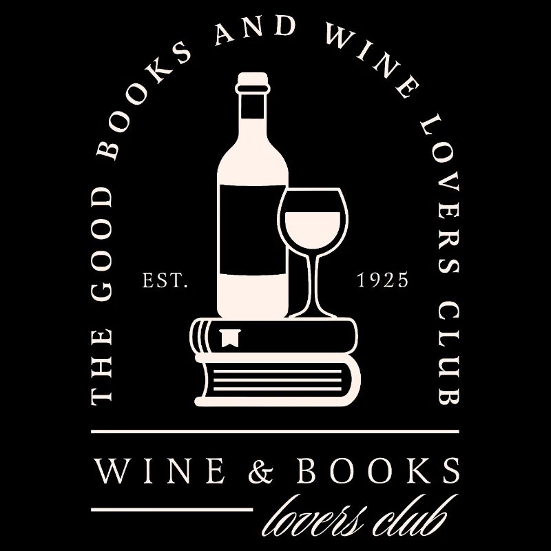 Wine and books lovers club funny reader gift