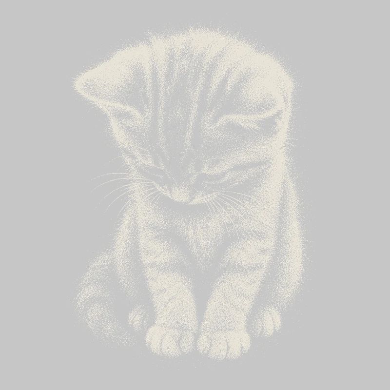 Chaton triste Chat mignon, dessin mignon