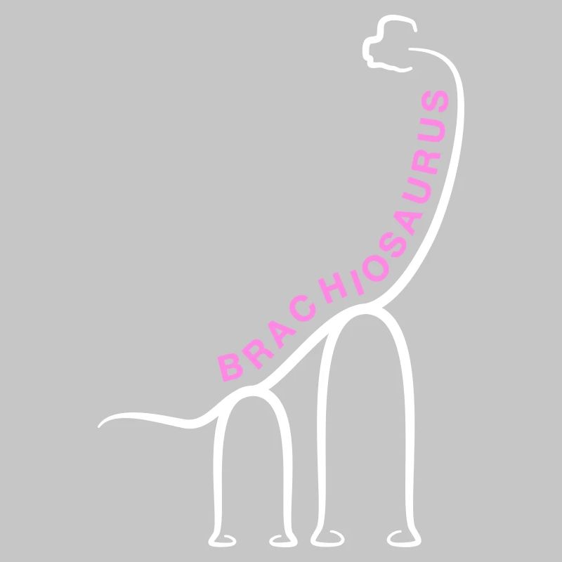 Dinosaurier Brachiosaurus Dino Liniengrafik