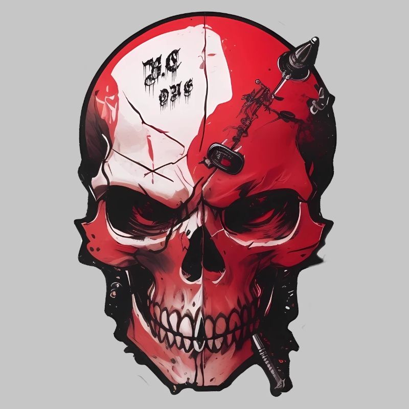 Skull with Evil Eye