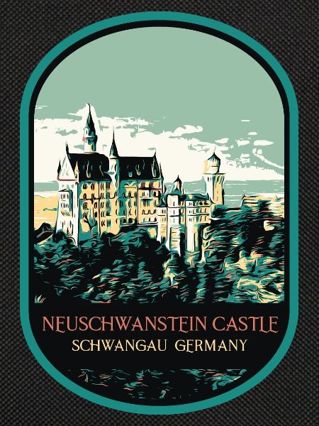 Neuschwanstein Castle Silhouette