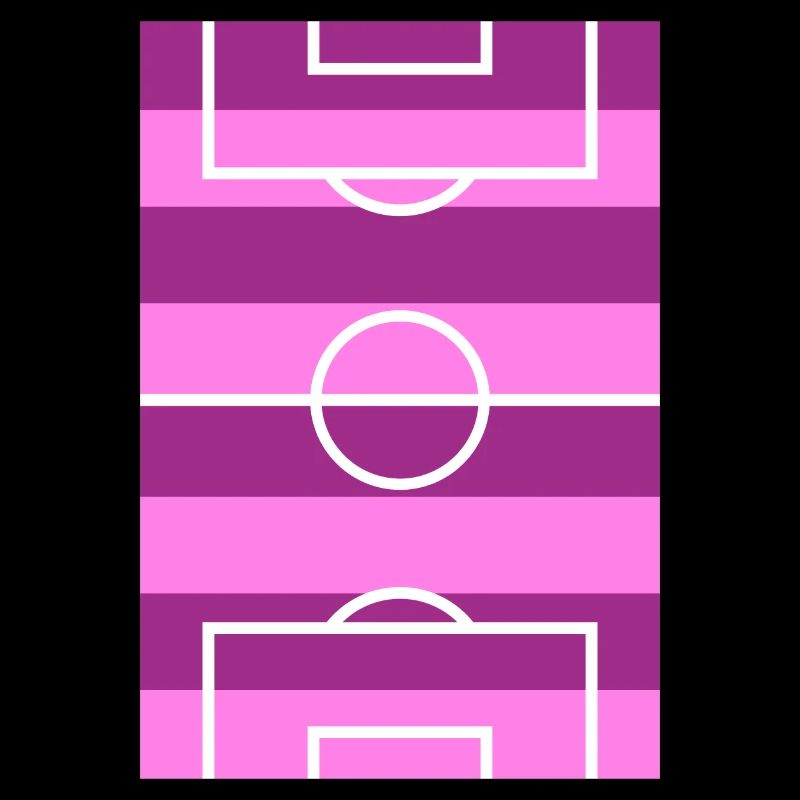 Fußballplatz rosa