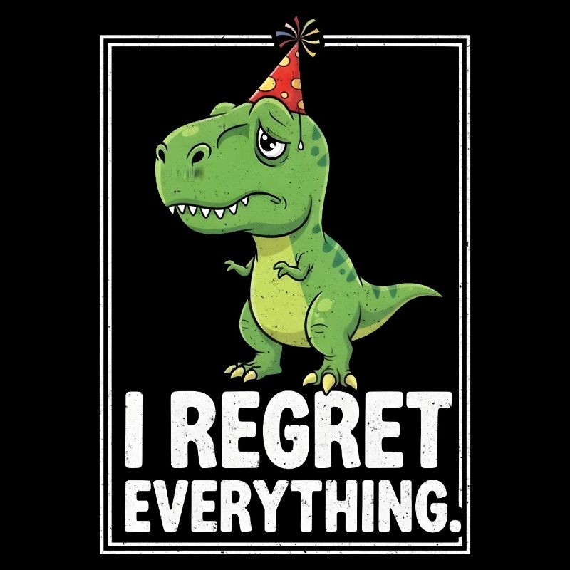Dino Partyhut I Regret Everything