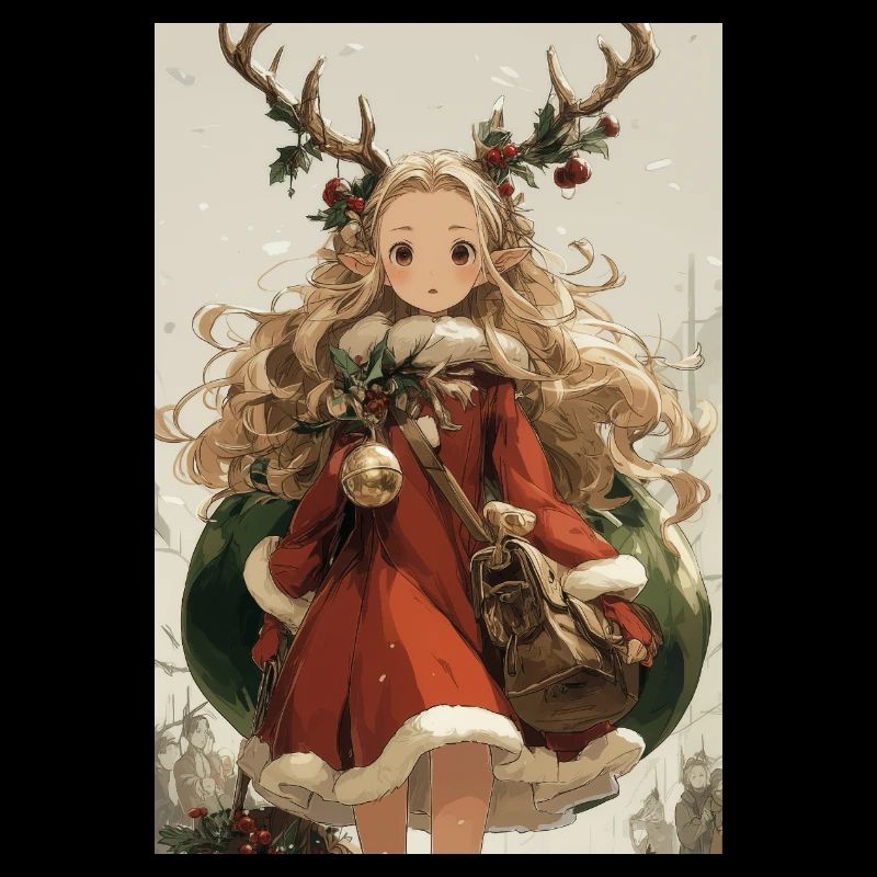 Elfe Cerf Noël