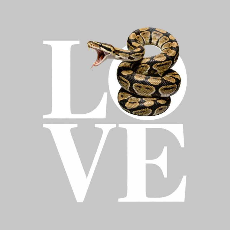 Les serpents rois Python ADORENT les pythons de terrarium