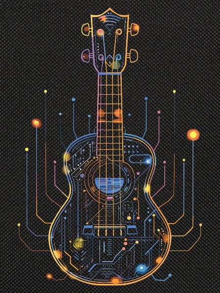 Ukulele Drawing