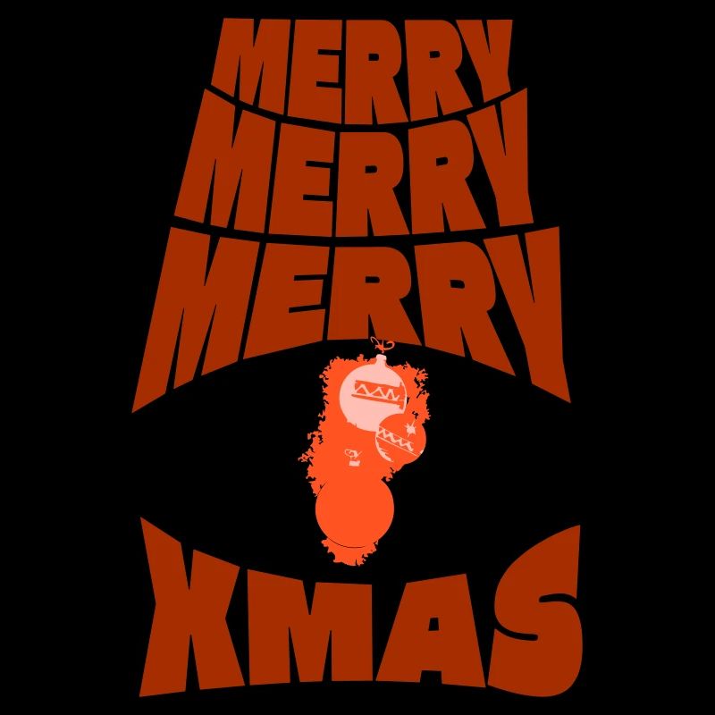 Weihnachtspullover: Merry³ Christmas