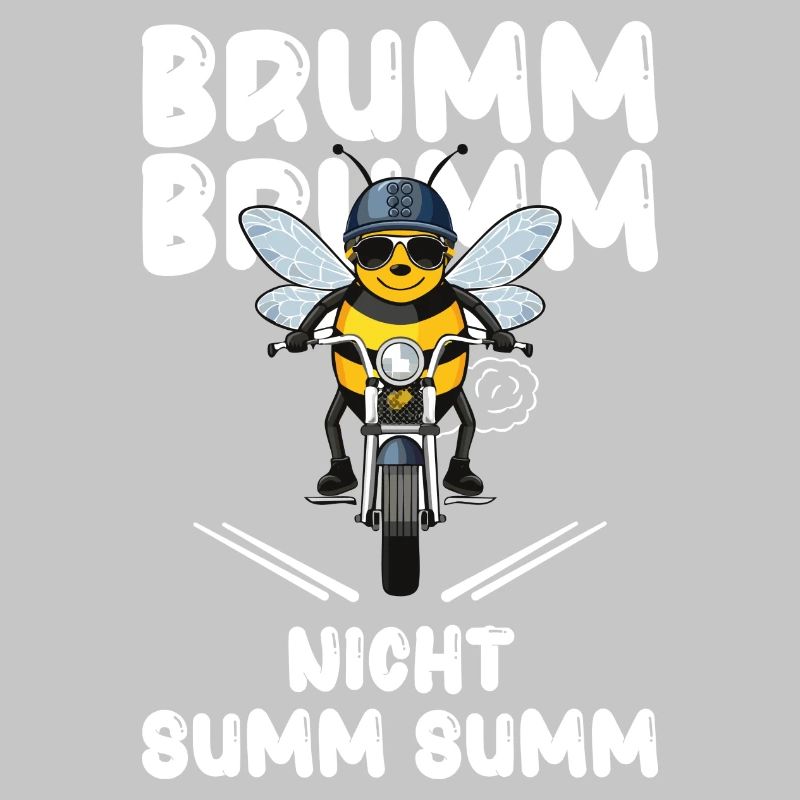 Bee Motorcycle Buzz Buzz Not Buzz Buzz White