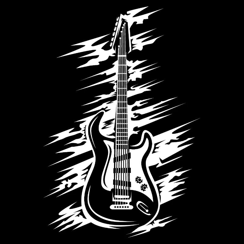 Electric Guitar with Scratch Effect - Musicians and Bands