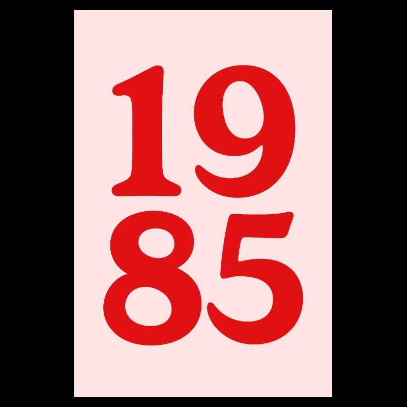 Affiche 1985