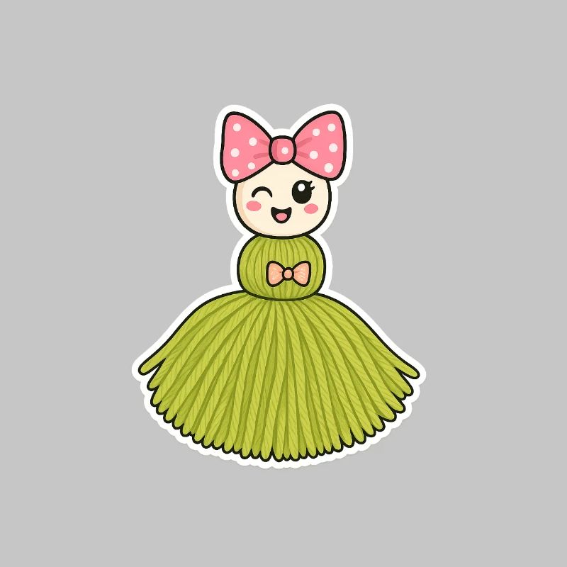 Poupée pompon Stella