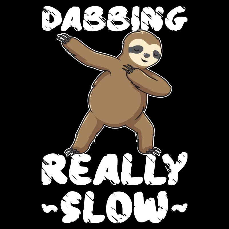 Dabbing Really Slow Faultier