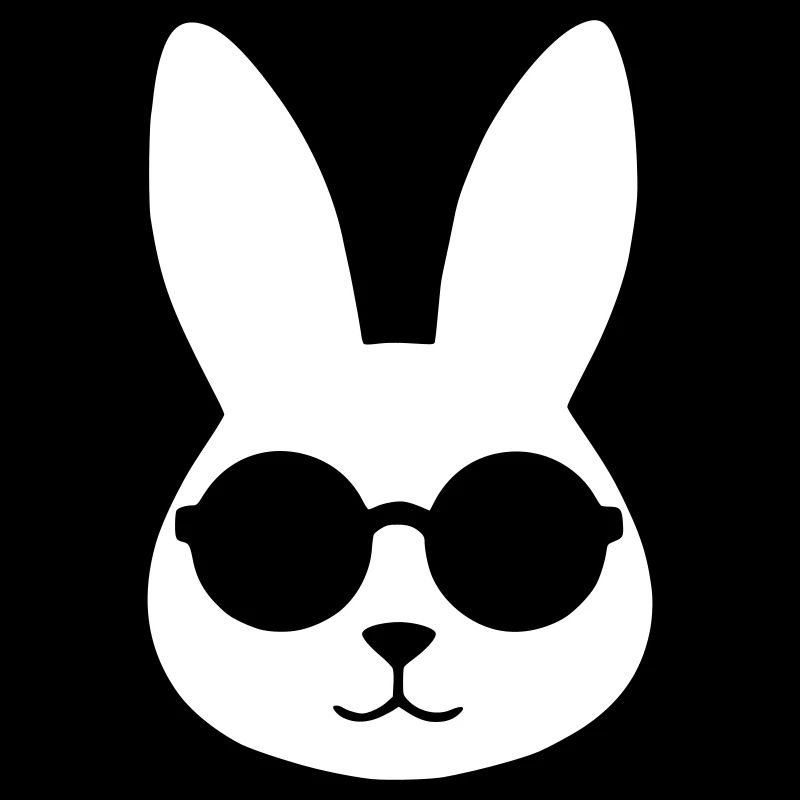 Lunettes de soleil Cool Bunny Clean Vector