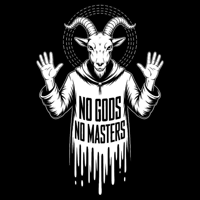 Anarchic Goat Halo Tee