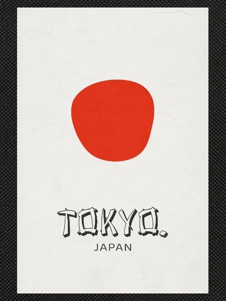 Tokyo Poster – Modernes Design Statement