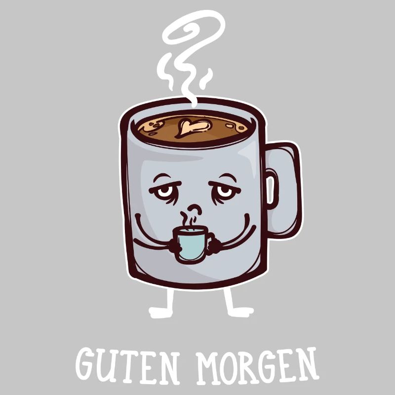 Frühstück Kaffee Koffein Statement Kaffeetrinker