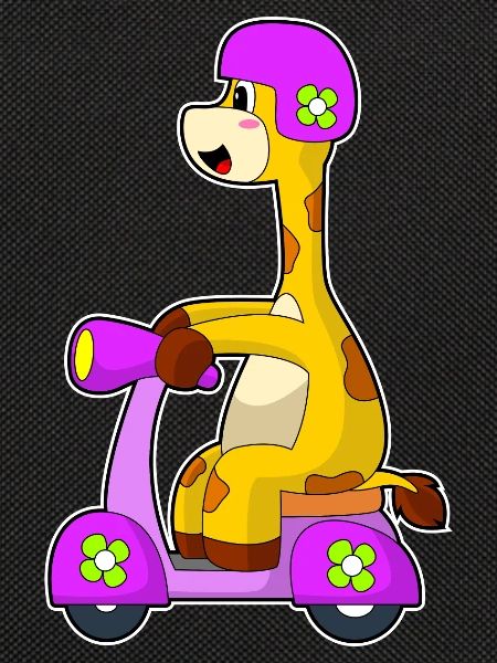 Giraffe Motorroller