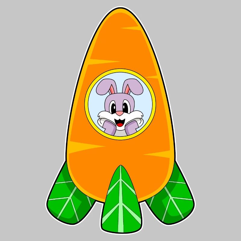 Lapin vaisseau spatial Espace