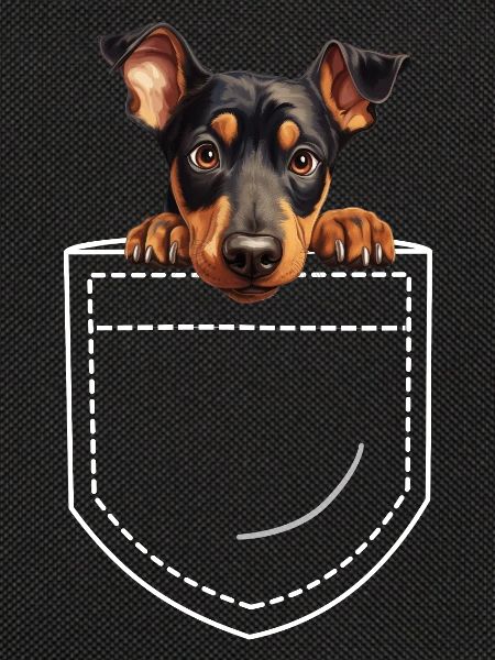 Hund Dobermann