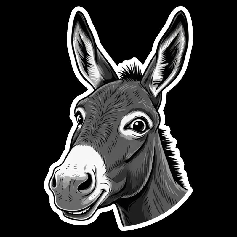 Curious Donkey – Charming & Funny