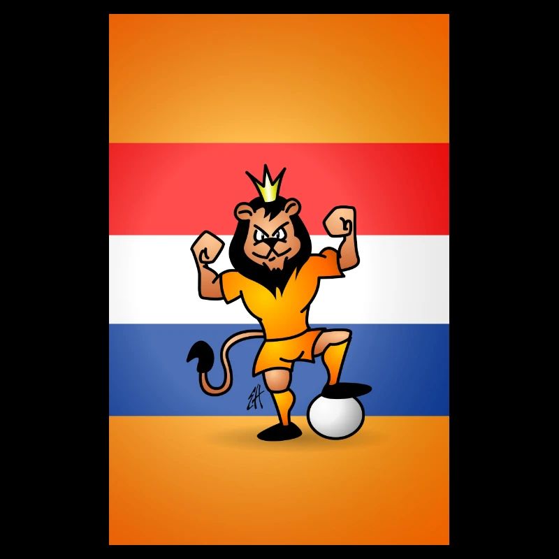 Oranje Leeuw iPhone