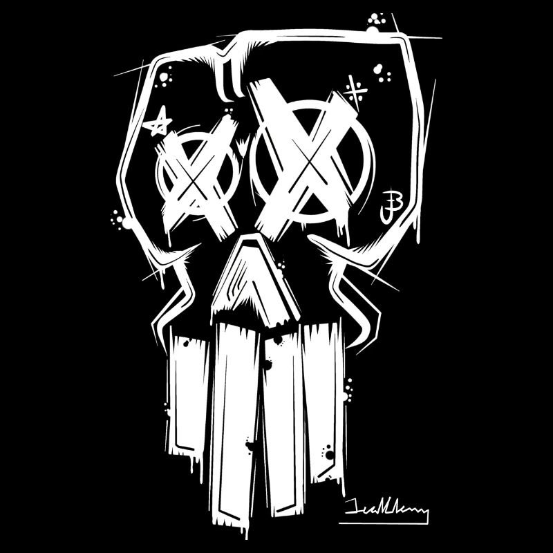 Skull tag