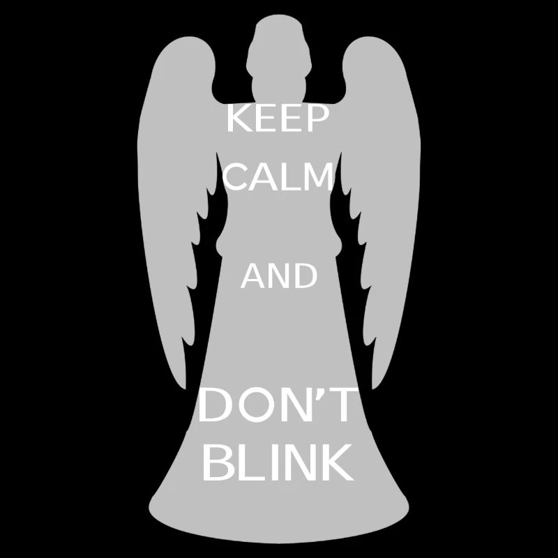 Keep calm and don't blink [ange gris]