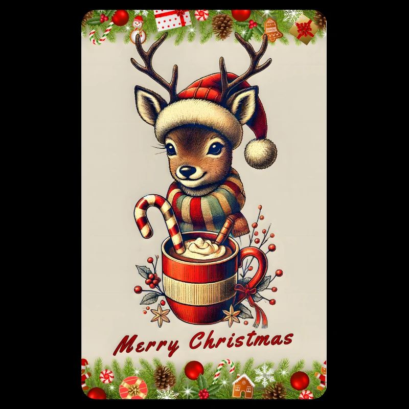 Christmas venison with hot chocolate