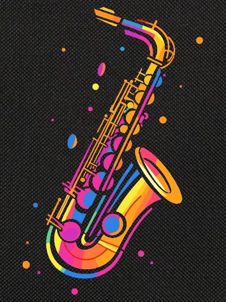 Retro Saxophone