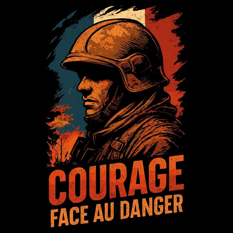 Pompier Courage Face au Danger – Héros Français