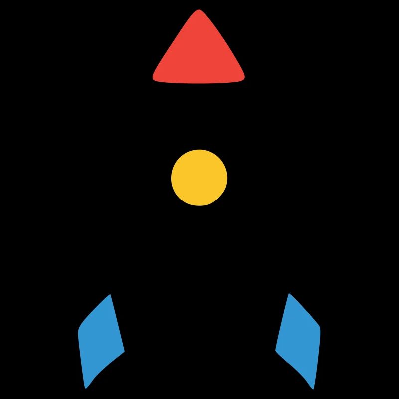 Abstract Rocket Spaceship