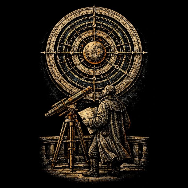 Astronomy Astronomer Star Chart