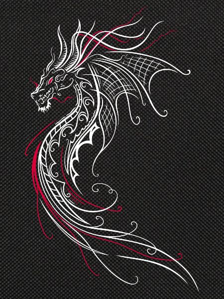 Drache Fantasy Feuerdrache rot