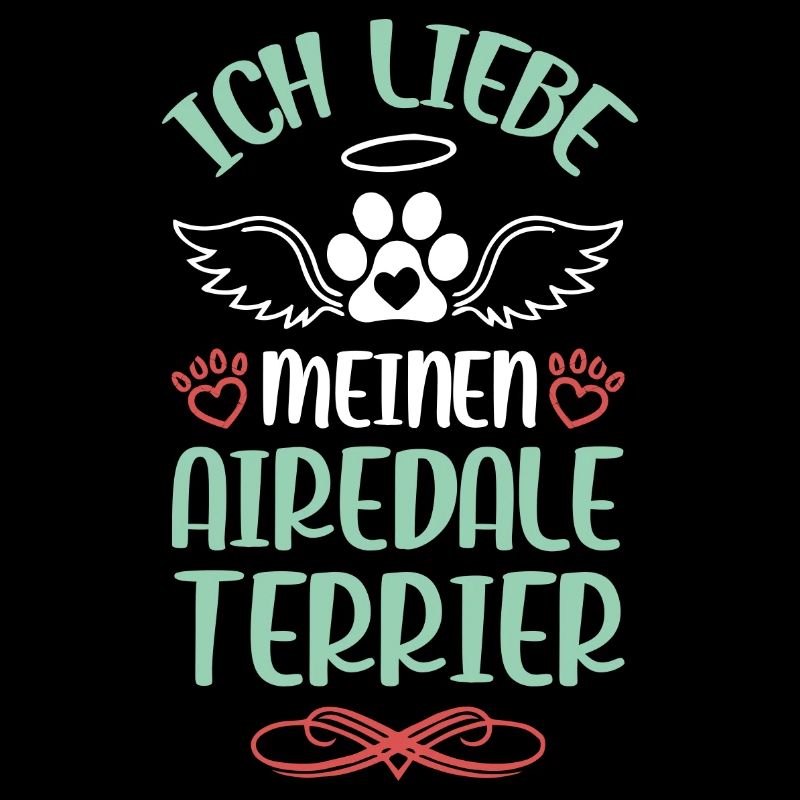 Ich Liebe Meinen Airedale Terrier