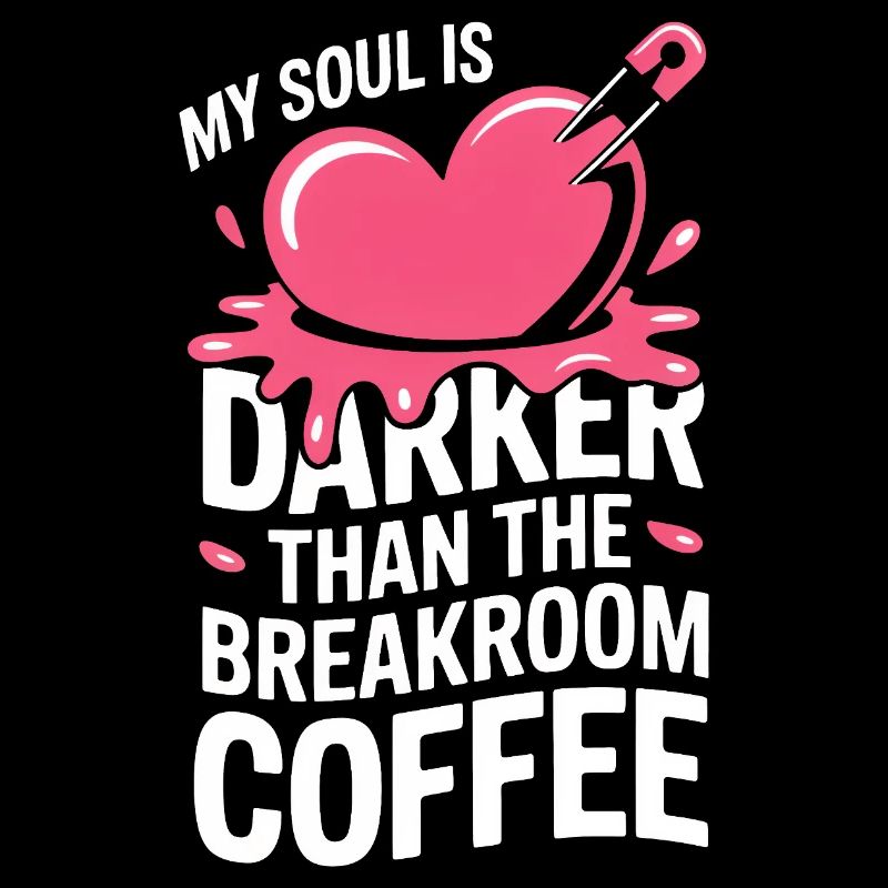 Plus sombre que le café de la salle de pause