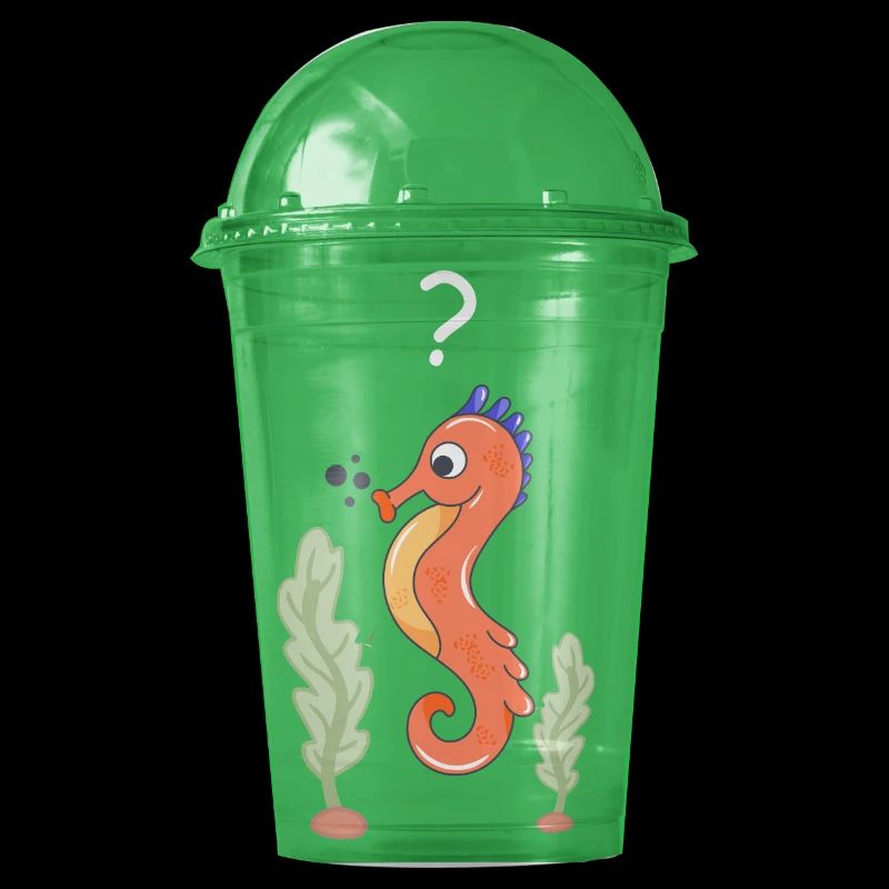 Seepferd im Becher