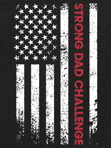 Strong Dad Challenge Flag