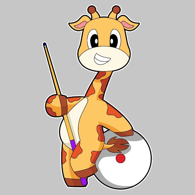 Billard de girafe Sport de queue