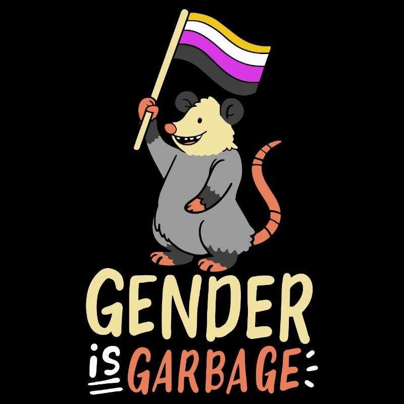 Le genre, c’est une déchet, orgueil, Opossum Design