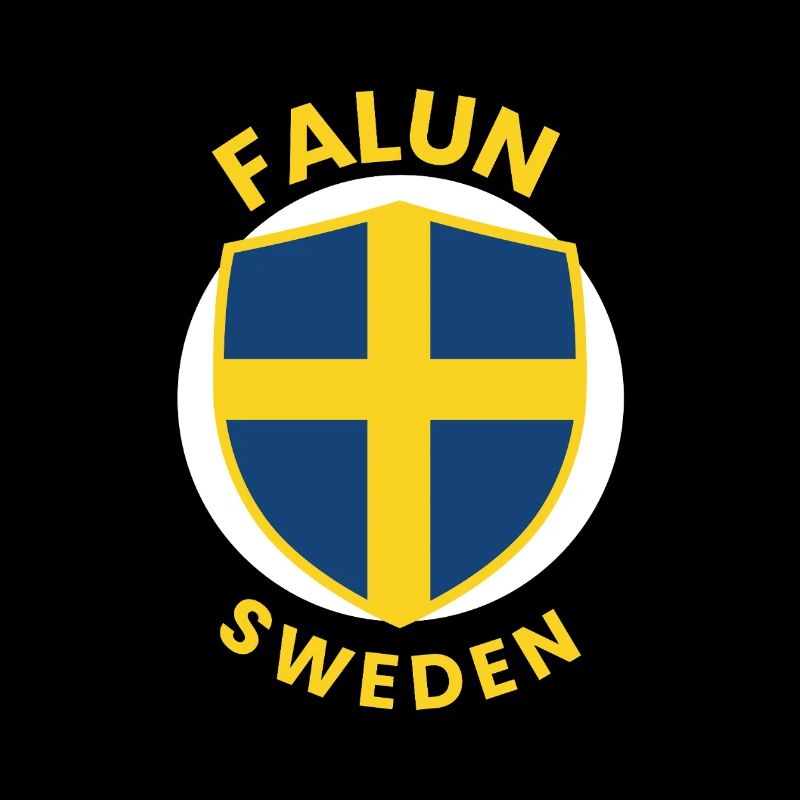 Falun Schweden Schild