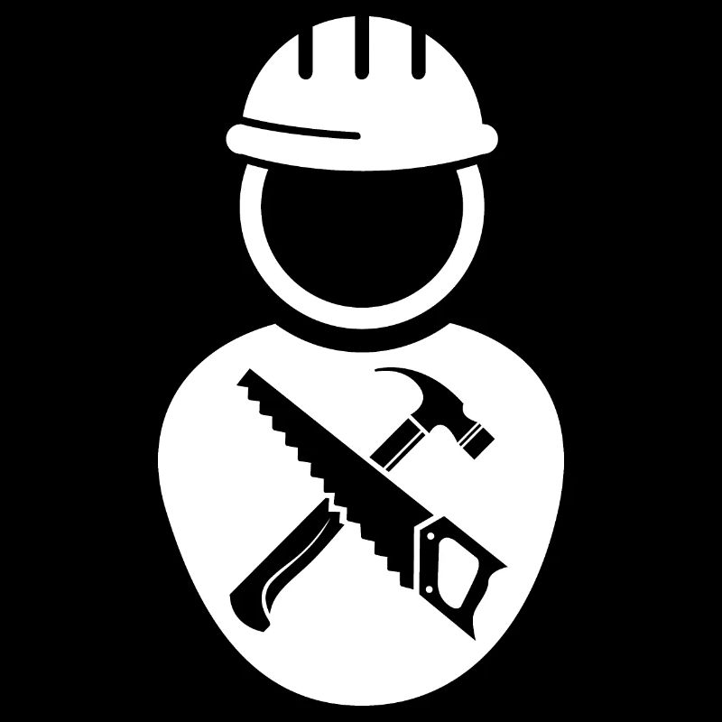Handwerk Symbol Icon Bauarbeiter Handwerker Logo