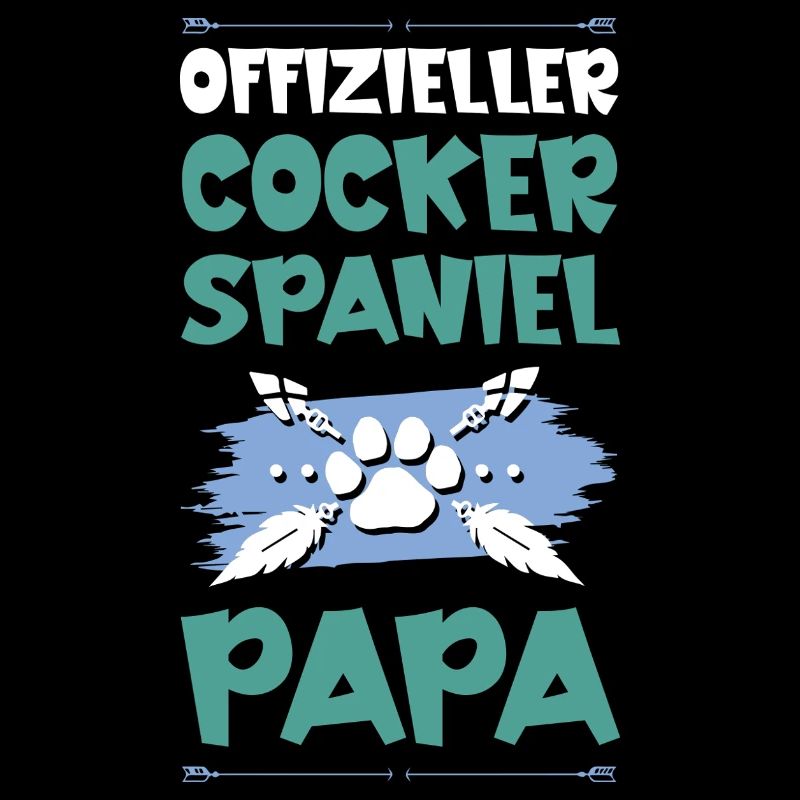 Cocker Spaniel chiens papa