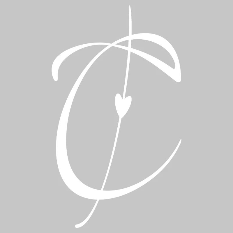 Buchstabe C Initiale Alphabet Monogramm Taschenfläche