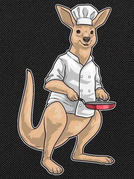 Kangaroo Cooking Pan Cooking