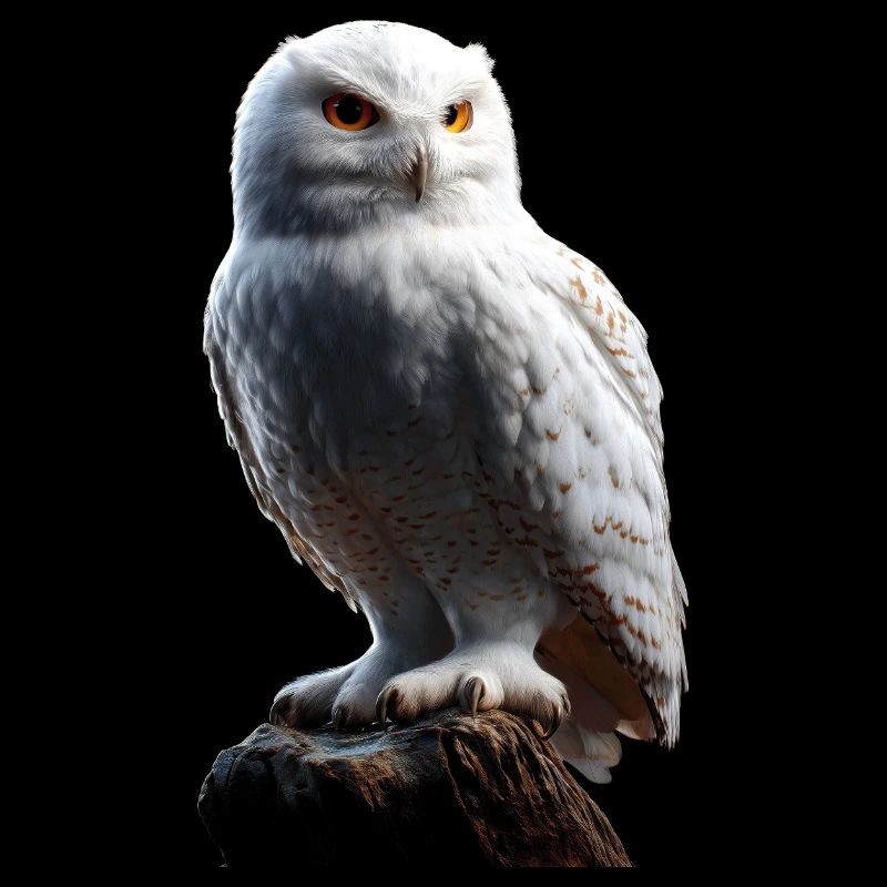 Schneeeule Weiße Eule Kauz Uhu Owl Schnee Eulen